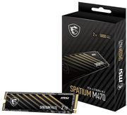 Retail Packaging  of  MSI SPATIUM M470 PRO