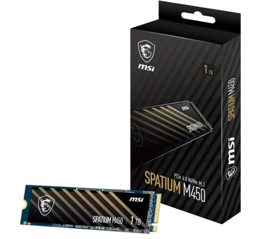 MSI SPATIUM M480 PRO 1TB PCIe 4.0 NVMe M.2 SSD 7400MB/s Gaming Storage