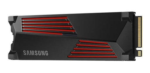Samsung 990 Pro 4TB with Heatsink Gen4 NVMe SSD 7450MB/s 6900MB/s R/W 1600K/1550K IOPS 2400TBW 1.5M Hrs MTBF for PS5 5yrs Wty