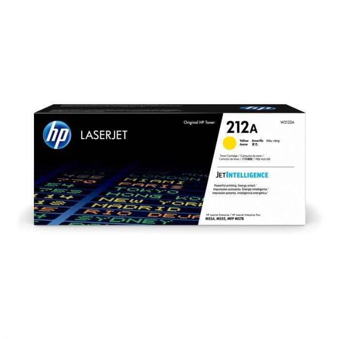 HP 212A YELLOW TONER - APPROX 4.5K PAGES - FOR M554, M555, M558 SERIES