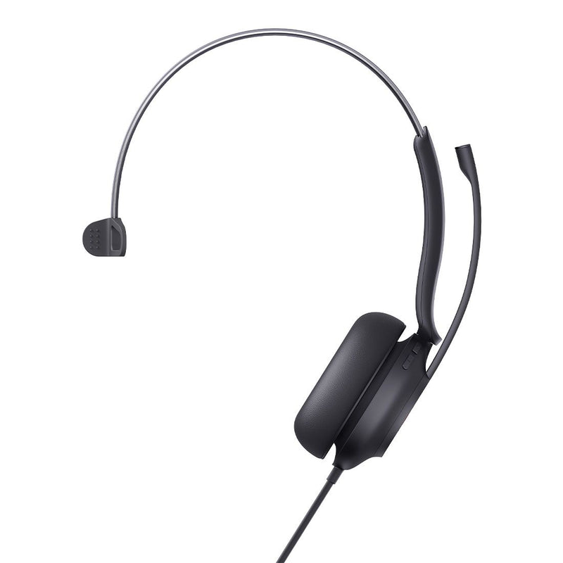 Yealink UH37 Mono UC Headset USB-C Noise Cancelling Mic Leather C/A Adapter