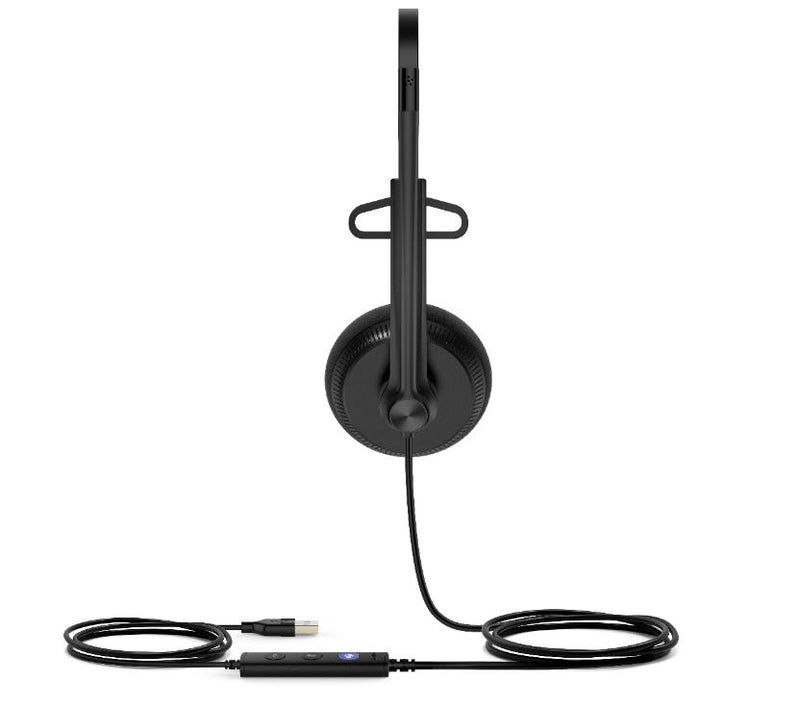 Yealink UH34 Mono UC Headset USB-A Noise Cancelling Mic Leather Cushion