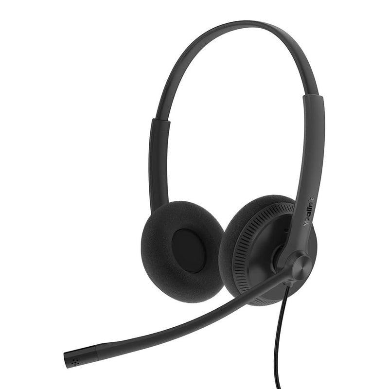 Yealink UH34 Lite Dual USB-A Wired Headset MS Noise Cancelling Foam Cushions