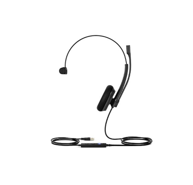 Yealink UH34 Lite Mono USB-A Wired Headset MS Noise Cancelling Foam Cushions