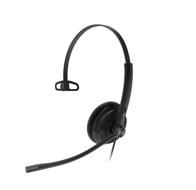 Yealink YHS34 Mono Wired Headset RJ9 QD Noise Cancelling Leather