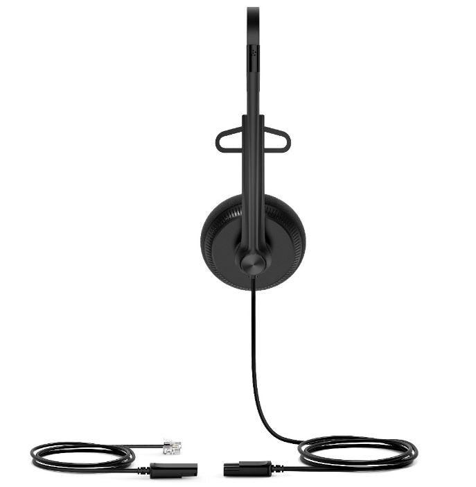 Yealink YHS34 Mono Wired Headset RJ9 QD Noise Cancelling Leather
