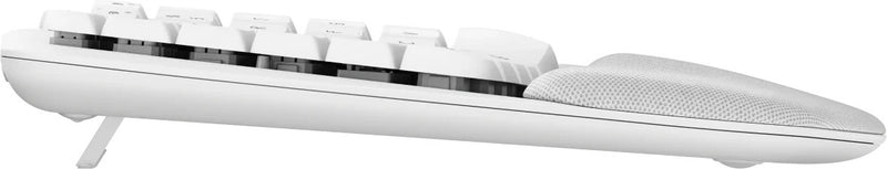 Logitech Ergo Series Wave Keys Wireless Ergonomic Keyboard Off-White 36 Month Battery Life
