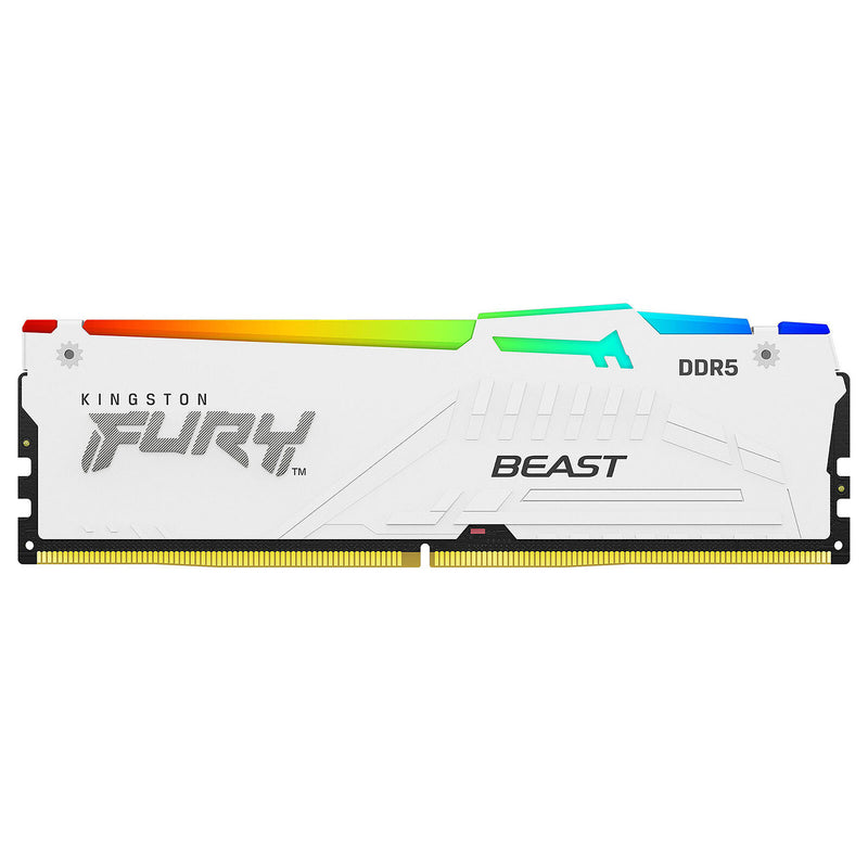 Kingston FURY Beast RGB 64GB (2x 32GB) DDR5 6000MHz Desktop Memory - White
