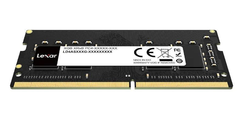 Lexar LD4AS008G-B3200GSST 8GB, DDR4 3200 SO-DIMM Laptop Memory, CL22 - Blister