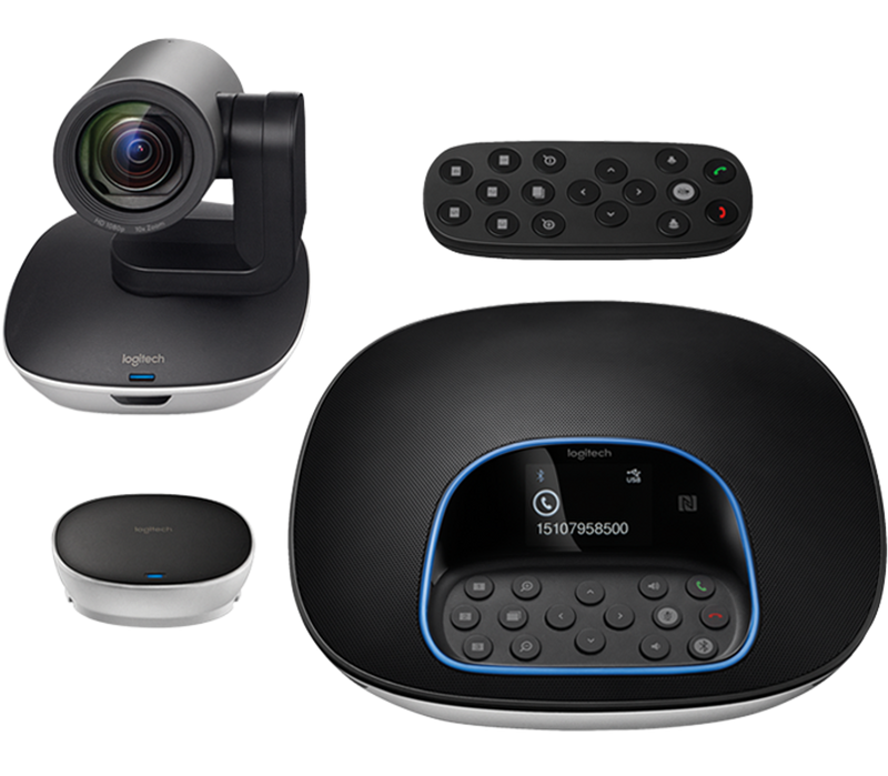 LOGITECH GROUP VIDEO CONFERNCING SYSTEM, PTZ 2 CAMERA (1), HUB(1),SPEAKERPHONE(1)- 960-001054