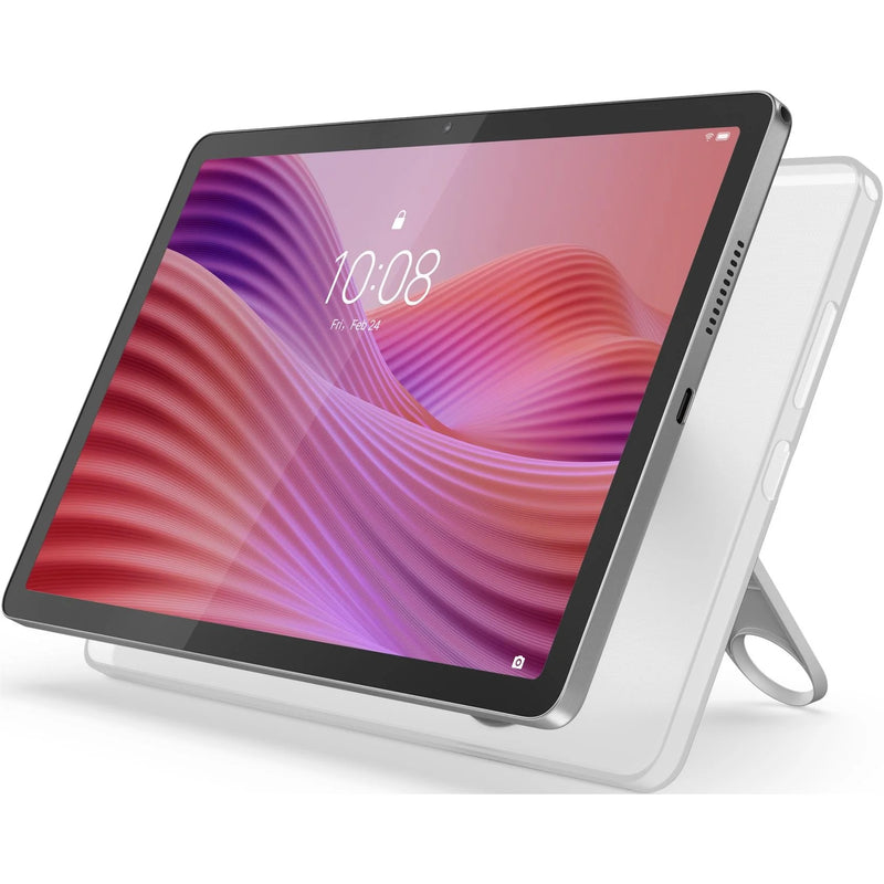 Lenovo Tab 10.1in LTE FHD+ Tablet 4GB 64GB Android Clear Case Luna Grey