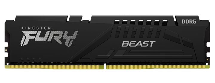 16GB Kingston FURY Beast DDR5 RAM - (1x16GB) 5600MT/s CL36 Black EXPO Memory