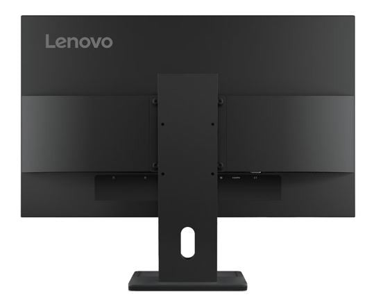 Rear View of Lenovo ThinkVision E24-40 Monitor Showing HDMI, DisplayPort, VGA, and Speaker Outputs