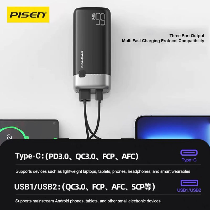 20k mAh (65W) Laptop Power Bank - 3