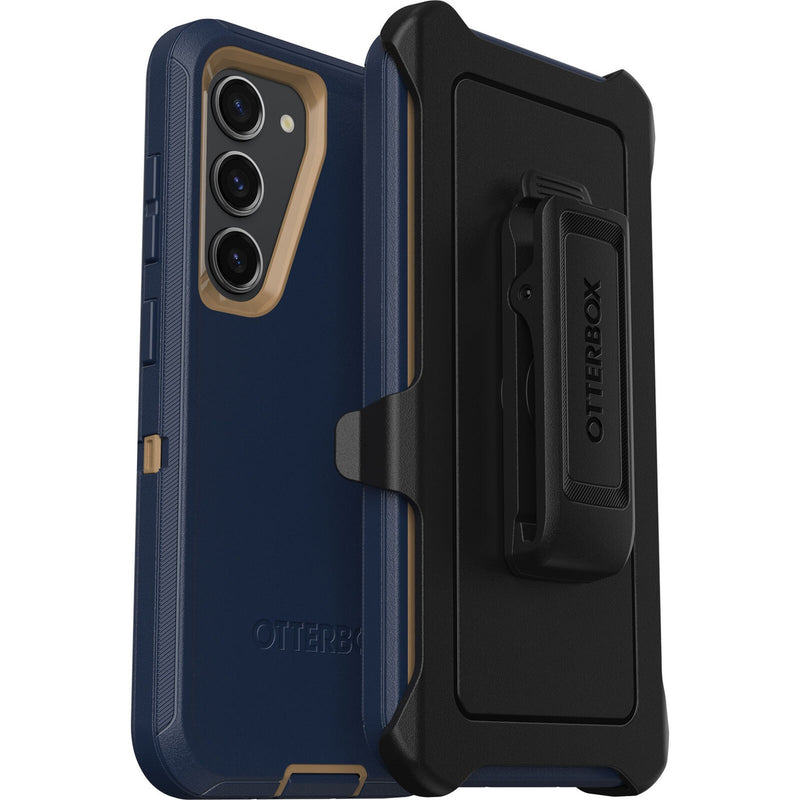 OtterBox Defender Samsung Galaxy S23 5G (6.1') Case Blue Suede Shoes (77-91041)