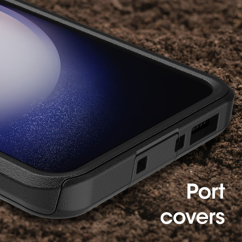 OtterBox Commuter Samsung Galaxy S23 5G (6.1') Case Black (77-91090)