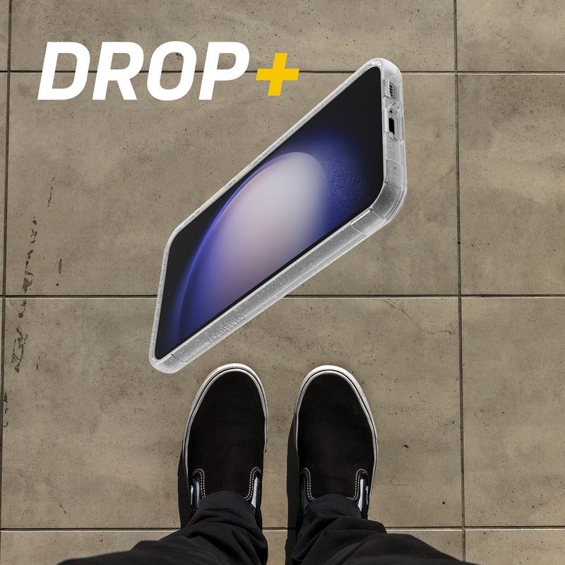 OtterBox Symmetry Clear Samsung Galaxy S23+ 5G (6.6') Case Stardust (Clear Glitter) - (77-91205)