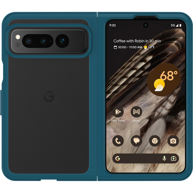 OtterBox Thin Flex Google Pixel Fold (7.6') Case Clear/Blue (77-92210)