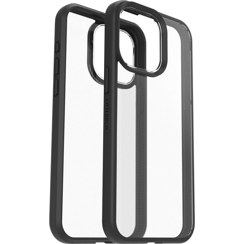OtterBox React Apple iPhone 15 Pro Max (6.7') Case Black Crystal (Clear/Black) - (77-92783)