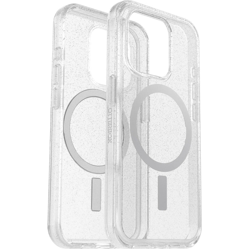 OtterBox Symmetry+ MagSafe Apple iPhone 15 Pro (6.1') Case Stardust (Clear Glitter) - (77-93034)