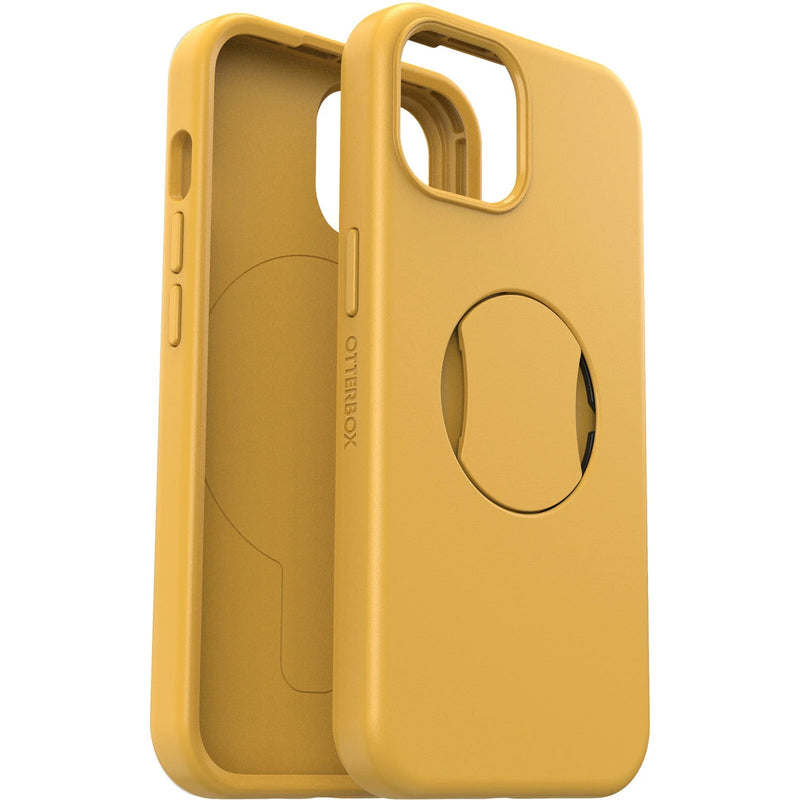 OtterBox OtterGrip Symmetry MagSafe Apple iPhone 15 (6.1') Case Aspen Gleam 2.0 (Yellow) - (77-93203)