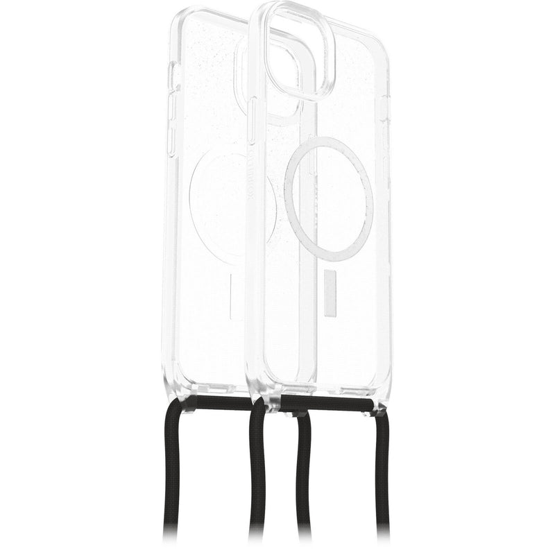 OtterBox React Necklace MagSafe Apple iPhone 15 Plus (6.7') Case Stardust (Clear Glitter) - (77-93583)
