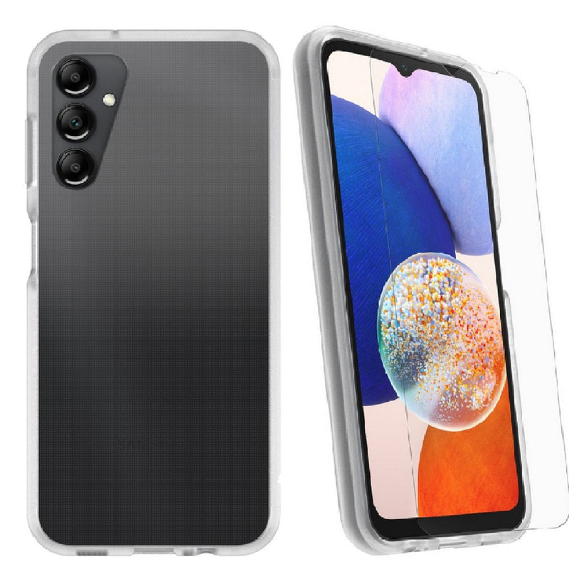 OtterBox React Case with Trusted Glass Samsung Galaxy A14 5G (6.6') Clear (78-81181)