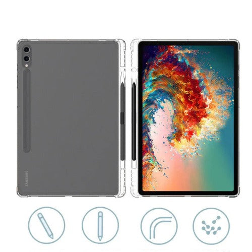 Galaxy Tab A9 Plus 11in Clear Case Slim Shockproof Camera Protection Cover