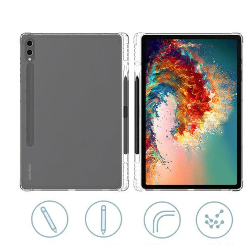 Galaxy Tab A11 Plus Tab A9 Plus 11in Clear Case Shockproof Protective Cover