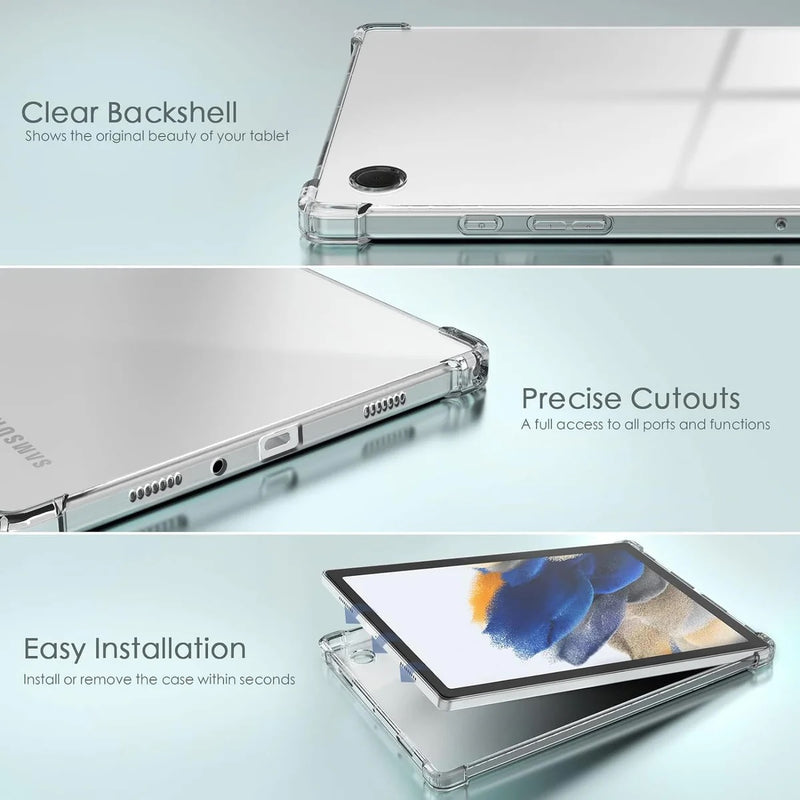 Galaxy Tab A11 Plus Tab A9 Plus 11in Clear Case Shockproof Protective Cover