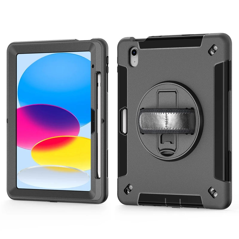 Galaxy Tab S11 11in Rugged Case with Kickstand Hand Shoulder Strap Pen Holder