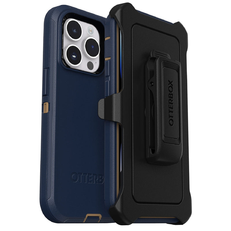 OtterBox Defender Apple iPhone 14 Pro Case Blue Suede Shoes (77-88384) Rugged