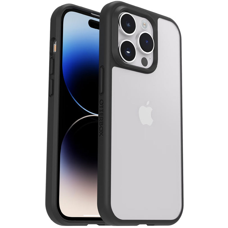 OtterBox React Apple iPhone 14 Pro Max Case Black Crystal (Clear/Black) - (77-88898)