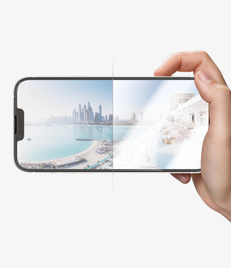 PanzerGlass Apple iPhone 14 Plus / iPhone 13 Pro Max Anti-Reflective Screen Protector Ultra-Wide Fit - Black (2789)