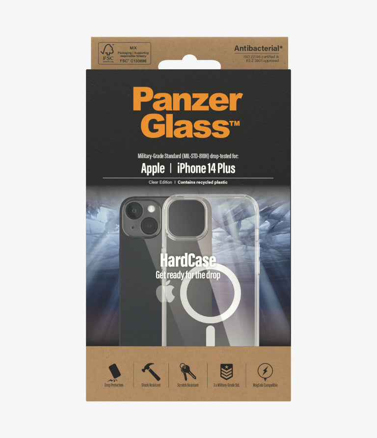 PanzerGlass Apple iPhone 14 Plus HardCase MagSafe Compatible - Clear (0411)