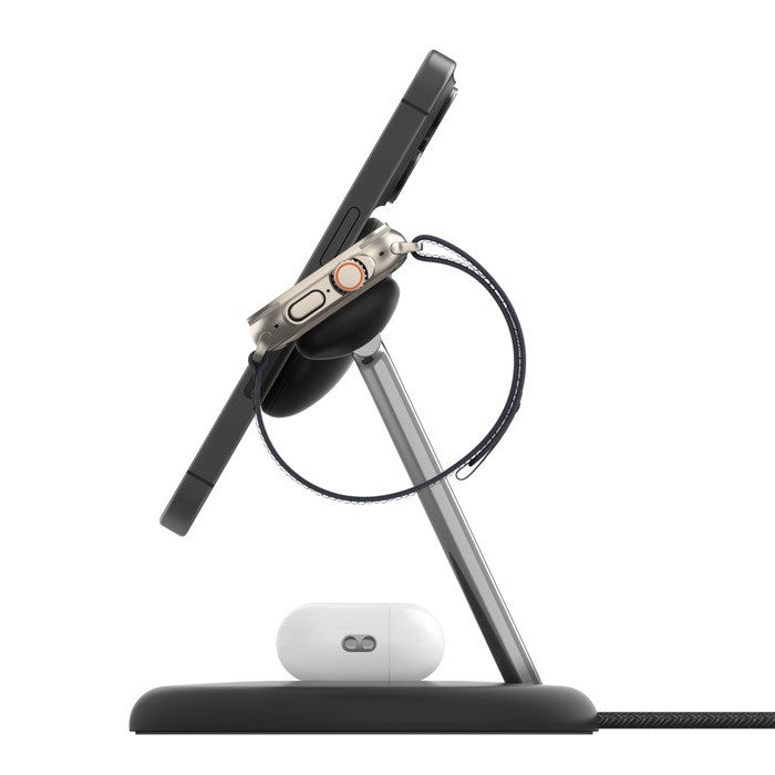 Magnetic Wireless Charger Stand Belkin 3-in-1 Qi2 15W USB-C 36W PSU Fast Charging