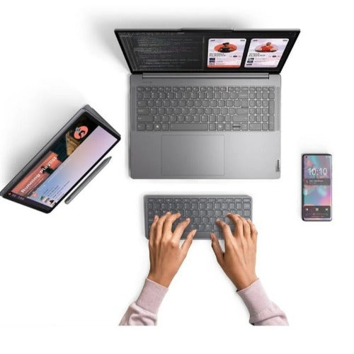 Lenovo Multi-Device Wireless Keyboard Connect 3 Devices Comfort Typing