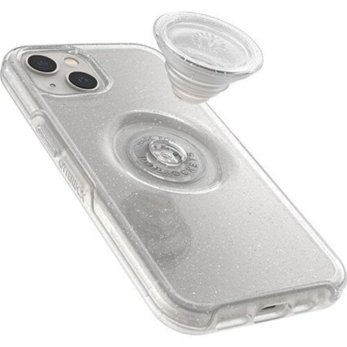 OtterBox Otter + Pop Symmetry Clear Apple iPhone 13 Case Stardust Pop (Clear Glitter) - (77-85395)