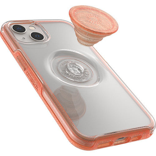 OtterBox Otter + Pop Symmetry Clear Apple iPhone 13 Case Melondramatic (Clear/Orange) - (77-85392)