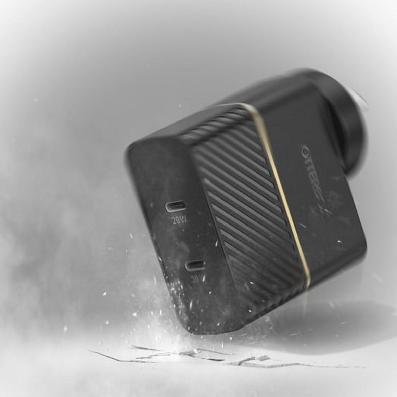 OtterBox 50W Dual Port USB-C Fast PD Wall Charger - Black (78-80354)