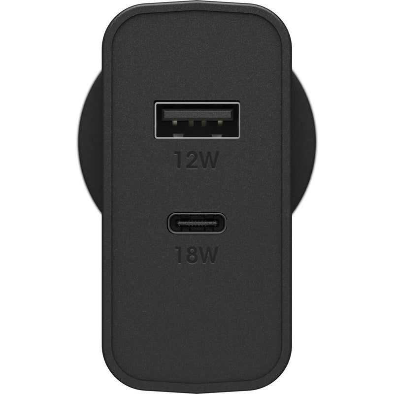 OtterBox 30W Dual Port Premium Fast PD Wall Charger - Black (78-80029)
