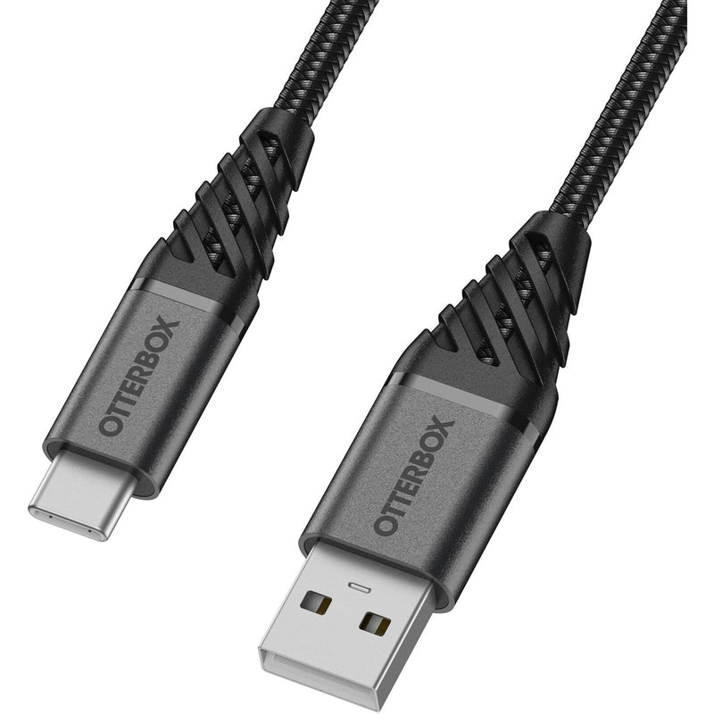 OtterBox USB-C to USB-A (2.0) Premium Cable (2M) - Black (78-52665)
