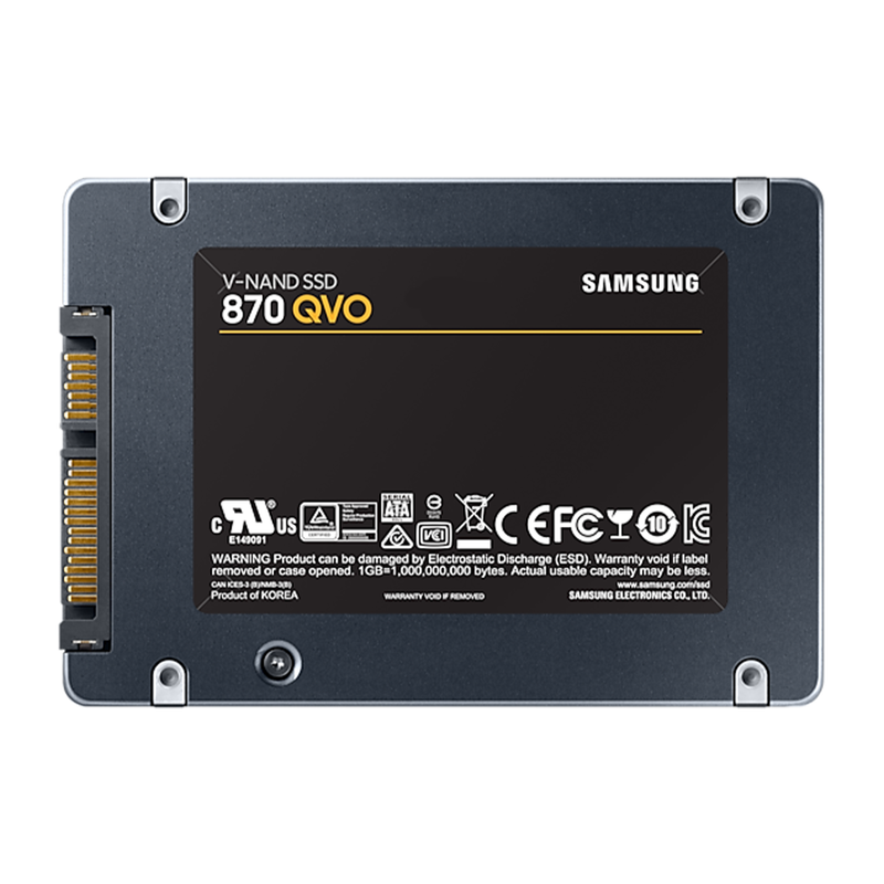 SAMSUNG (870 QVO) 2TB, 2.5" INTERNAL SATA SSD, 560R/530W MB/S, 3YR WTY - MZ-77Q2T0BW
