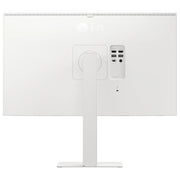 A rear view of the LG 27” IPS Monitor