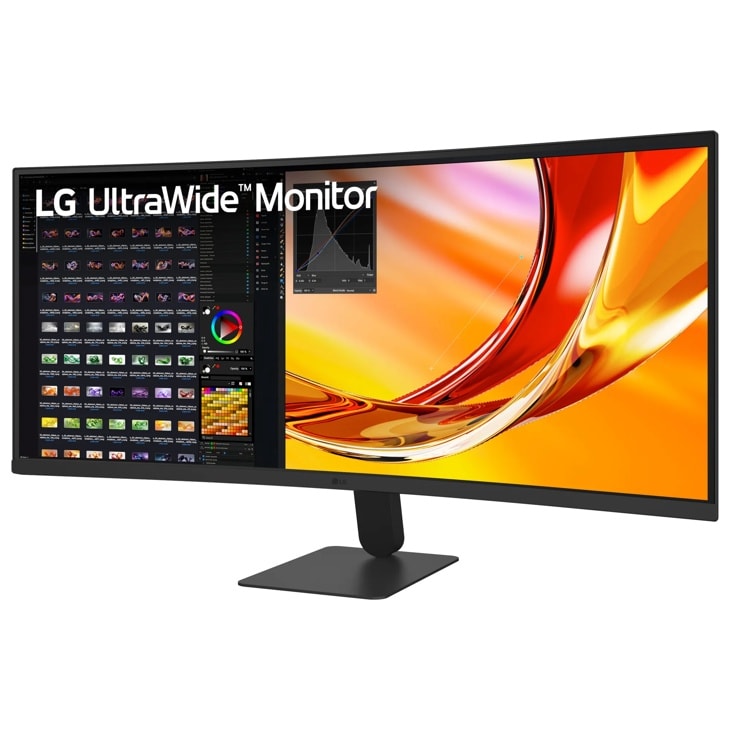 LG Ultrawide 34U601B-B 34in VA UW-QHD Curved Monitor 3440x1440 HDMI DP