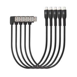 KENSINGTON 5PK CHARGE & SYNC CABLE FOR 67862, USB TO LIGHTNIING 5 PACK - 32.7CM - 67864