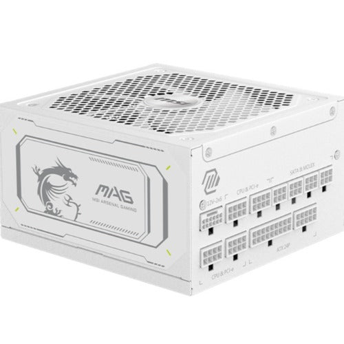 MSI MAG A1000GL PCIe5 1000W Gold ATX PSU White Fully Modular 16Pin