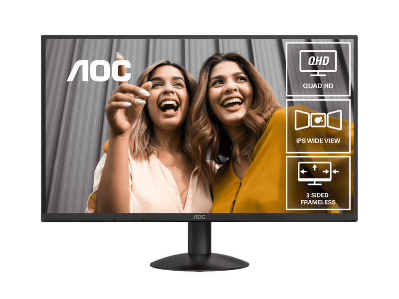 AOC Q27B30E 27" WQHD Monitor - 4ms - 75Hz - IPS - 2560 x 1440 - HDMI - Adaptive Sync