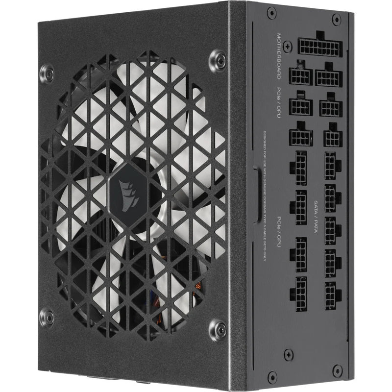 Corsair RM1200w Shift 80+ Gold Fully Modular ATX 3.0, PCIe 5.0, Corsair Type 5 Micro-Fit Connectors, 140mm Zero RPM PSU (LS)