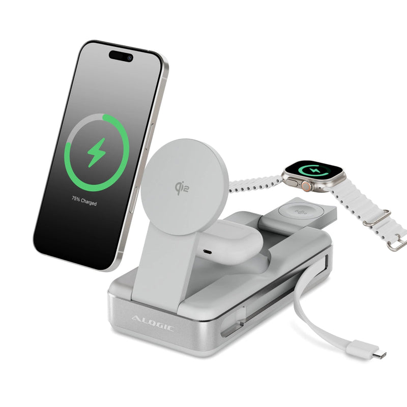 ALOGIC Roam 21000mAh Qi2 100W USB-C Laptop Charging 6-in-1 Power Bank